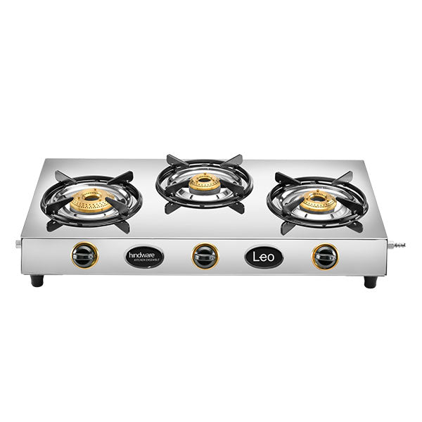 Hindware 76 cm 3 Burner Cooktop Leo Series LEO 3B