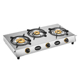 Hindware 76 cm 3 Burner Cooktop Leo Series LEO 3B