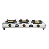 Hindware 76 cm 3 Burner Cooktop Leo Series LEO 3B