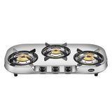 Hindware 73 cm 3 Burner Cooktop Festo Series FESTO 3B