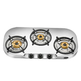 Hindware 73 cm 3 Burner Cooktop Festo Series FESTO 3B