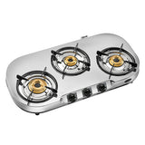 Hindware 73 cm 3 Burner Cooktop Festo Series FESTO 3B