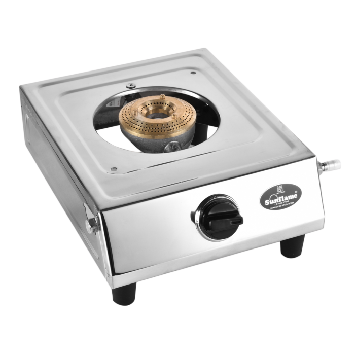 Sunflame Cooktop Single Burner DX Stainless Steel Body ISI Marked