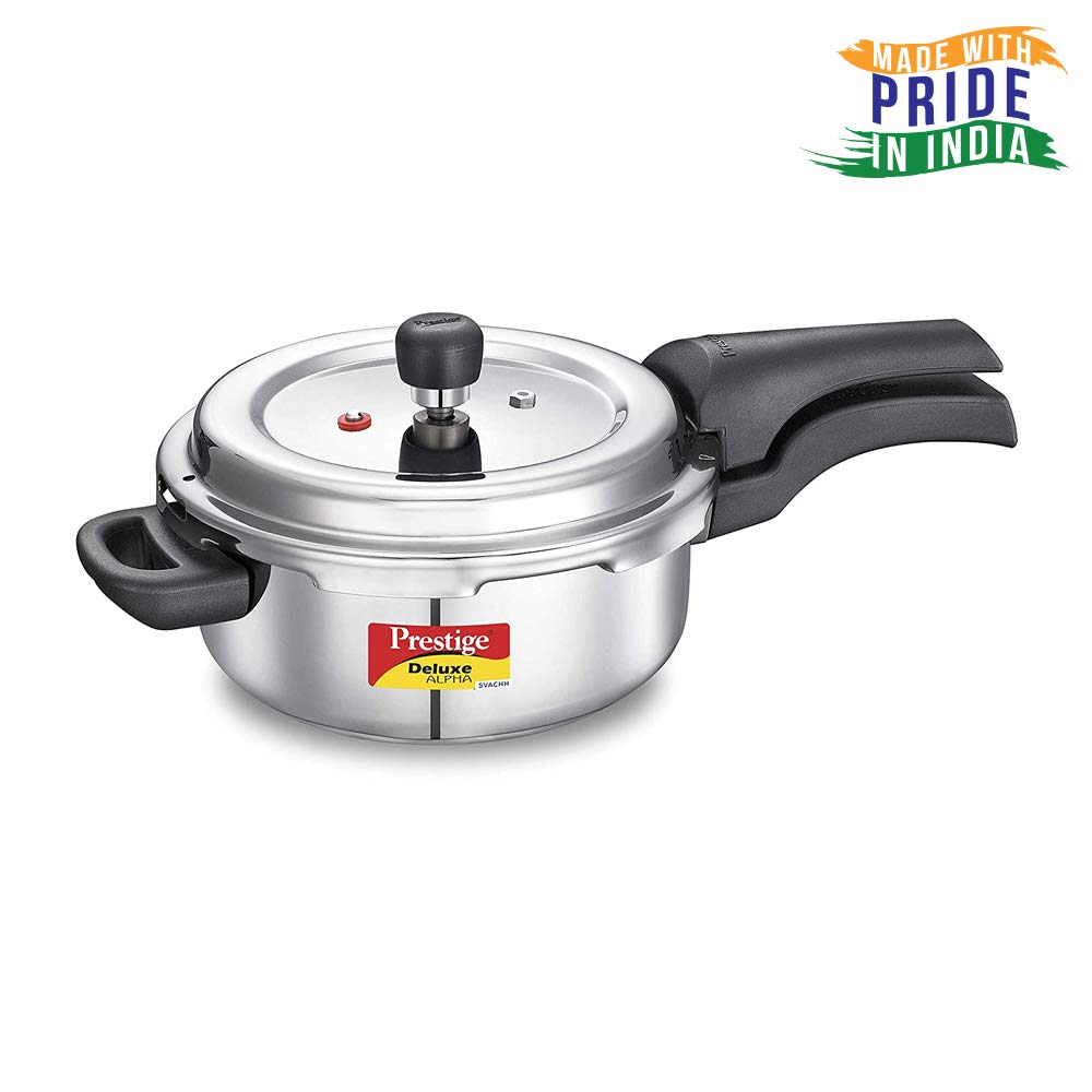 PRESTIGE 3.0 SVACHH DELUXE ALPHA LITRE STAINLESS STEEL PRESSURE COOKER 20248
