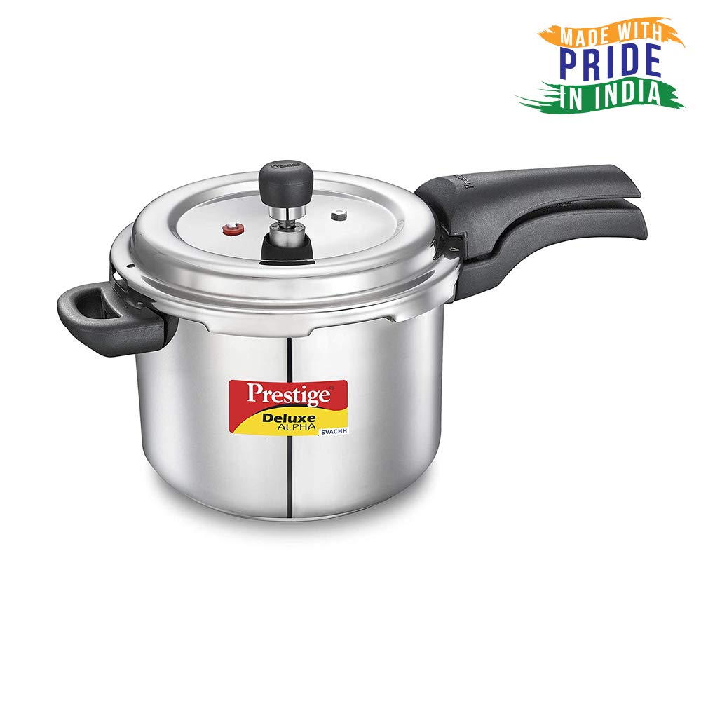 Prestige Deluxe Alpha Svachh  Range Of 4 Litre Pressure Cooker 20250