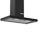 Bosch Chimney Serie 4 wall-mounted cooker hood 90 cm flat black DWB098G60I