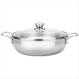 BUTTERFLY Royale TRI-PLY KADAI with Glass LID  (240mm)