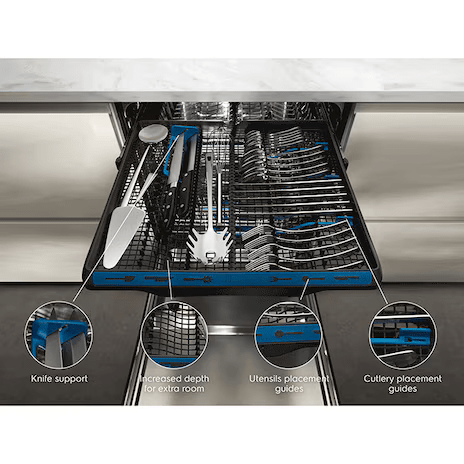 Electrolux EEM48300IX 60cm UltimateCare 700 semi-integrated dishwasher with 14 place settings