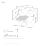 60cm UltimateTaste 300 3-Burner Built-in Gas Hob EHG6330BC