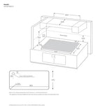 90 cm UltimateTaste 300 4-Burner Built-in Gas Hob EHG9430BCD