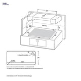 90cm UltimateTaste 300 5-Burner Built-in Gas Hob (EHG9530BC)