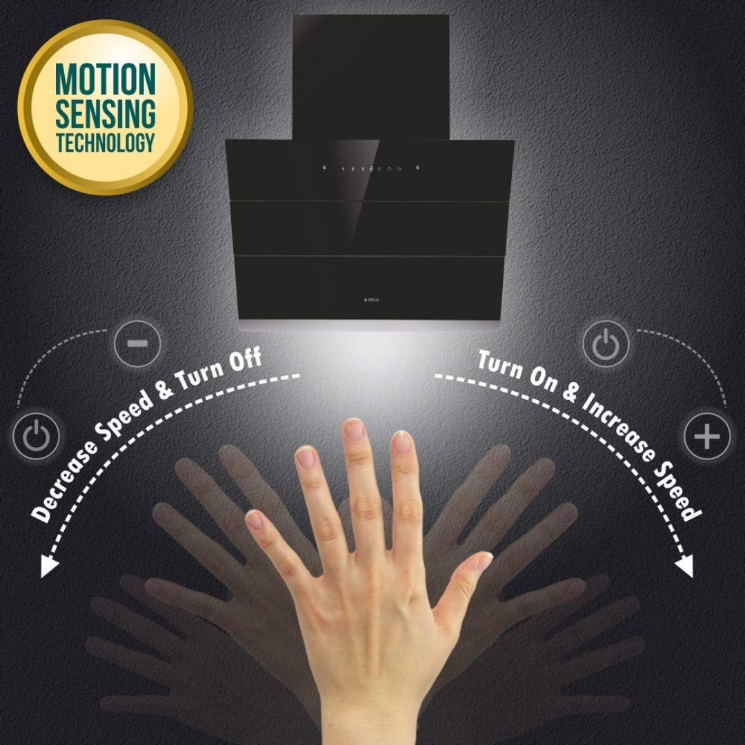 ELICA CHIMNEY FILTERLESS WITH HAC CHIMNEY EFL-S601 HAC VMS