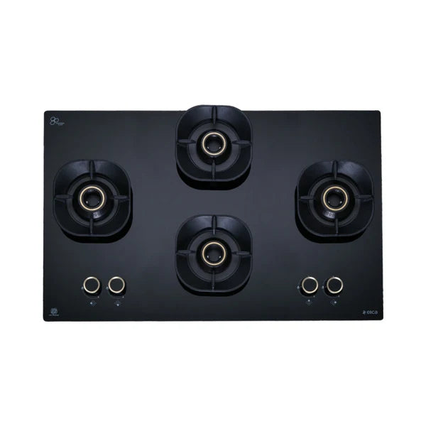 CROWN FLEXI 491 LOTUS IND HD BRASS Built-in Gas Hob 4 Burner 90 cm