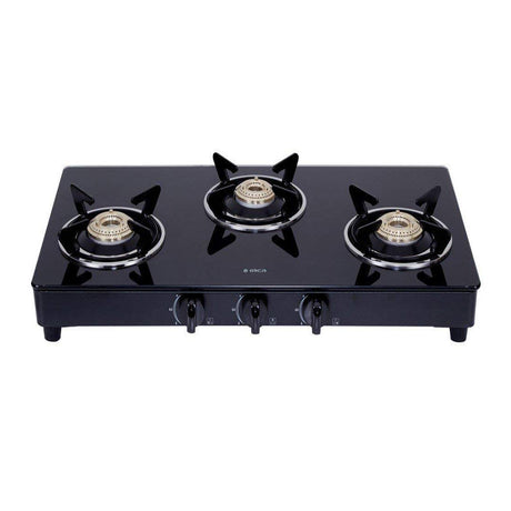 Elica Cooktop Gas Stove 703 CT VETRO BLK