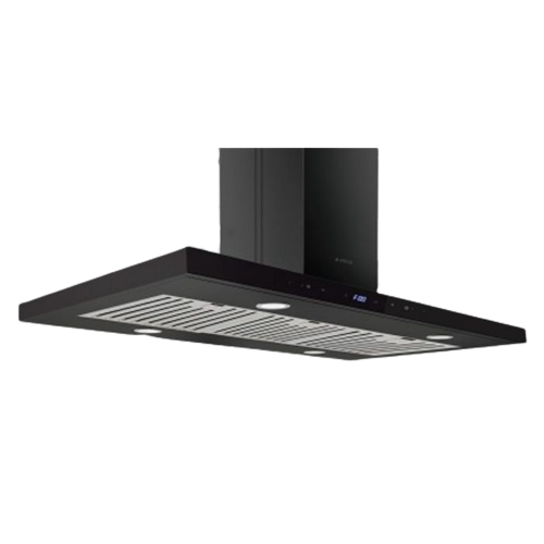 Elica ISMART SPOT H6 BF ISLAND LTW 90 NERO 90cm 5 STAR Performance Chimney | Inverter Technology Wall Mounted Chimney (Black 1425 CMH)