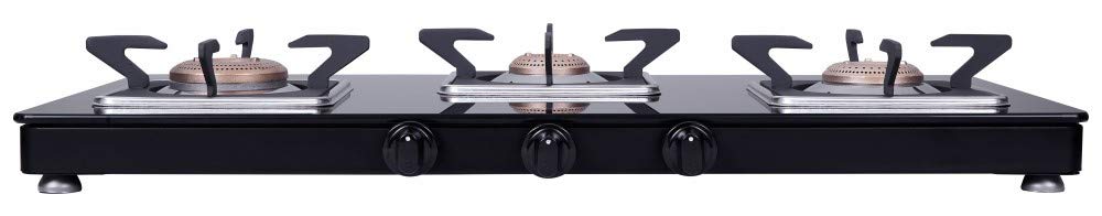 Elica Slimmest 3 Burner Auto Ignition Cooktop ( 773 CT VETRO Slim LINE SPF ) 