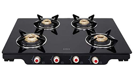 Elica Cooktop PATIO ICT DT 469 BLK S (Non Auto Ignition)  4 Burner Gas Stove