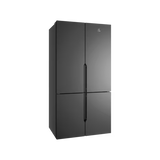 564L 700 Series Quad Door Refrigerator EQE5600B-B – Inverter Compressor, Cooling360, GreenZone Crisper