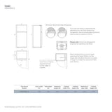 Electrolux ETB3700K-H XIN 360L UltimateTaste 300 top freezer refrigerator