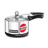 Hawkins Hevibase Pressure Cooker 3 Litre: IH30 Hawkins Genuine 2 Gasket & 2 Safety Valve