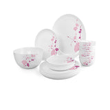 Cello Royale Series Pink Iris Dinner Set 19 pcs