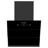 Hood Aether BLDC HC SC FL BK IN 75 Wall Mounted Kitchen Chimney with 1600 m³/hr Suction & LPG Leakage Sensor