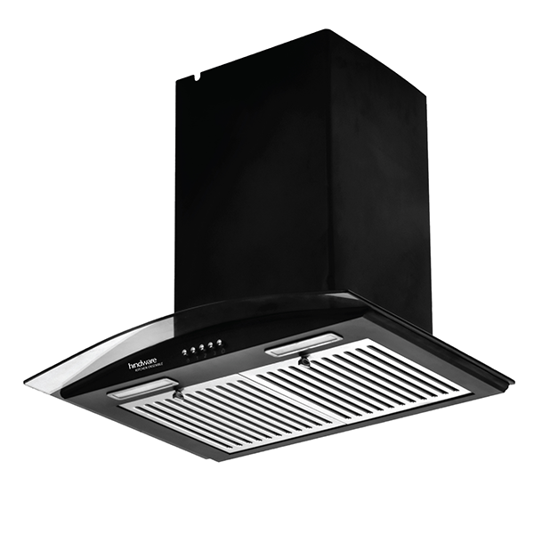 Hindware Fabio Blk 60  SS baffle filter Chimney