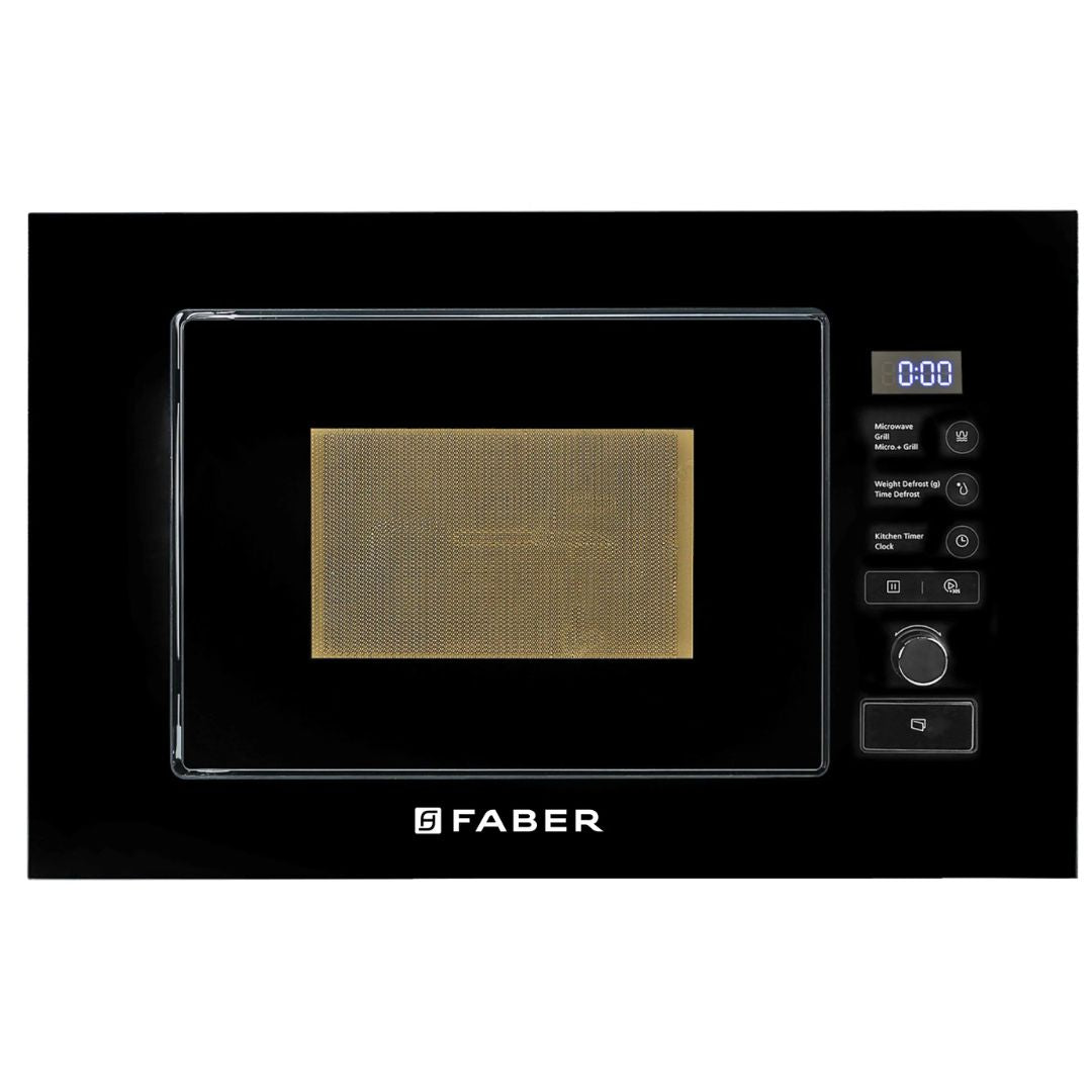 Faber Built in Microwave FBIMWO 20 SG BK, Touch Control with Auto cook menus