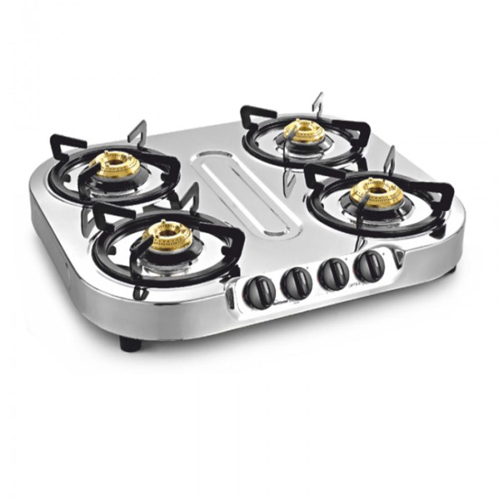 Buy Sunflame Stainless Steel Optra 4 Burner Gas Stove at the lowest price in India at Apnidukaan.com, Save UPTO 50% Off, All India Free Shipping, Click here to see all of our exclusive deals.