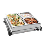 Food Warmer Cum Buffet Server (1 X 2.5L + 2 X 1.25L) - FWBS 02 (S)