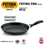 Hawkins Futura Non-Stick Frying Pan, 22cm + Hawkins Futura Non-Stick Frying Pan, 26cm