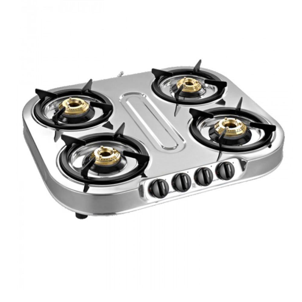 Buy Sunflame Spectra Stainless Steel 4 Burner Gas Stove at the lowest price in India at Apnidukaan.com