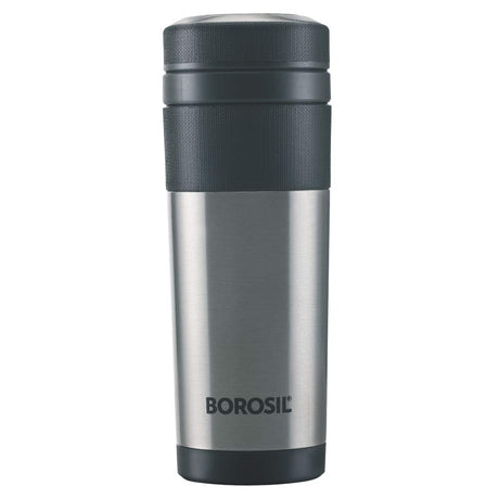 Borosil 350 ML Vacuum Insulated Hydra Travelmate Tea & Coffee Stainless Steel Travel Mug (hot and Cold)