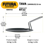 Hawkins Futura Non-Stick Tava 22 cm, 4.06 mm NT22