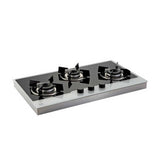 Buy Glen 3 Burner Glass Hob 1073 IN BW with SS Frame
at the lowest price in India at Apnidukaan.com