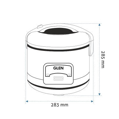 Glen Rice Cooker GL 3055 Dlx 1.8 lt