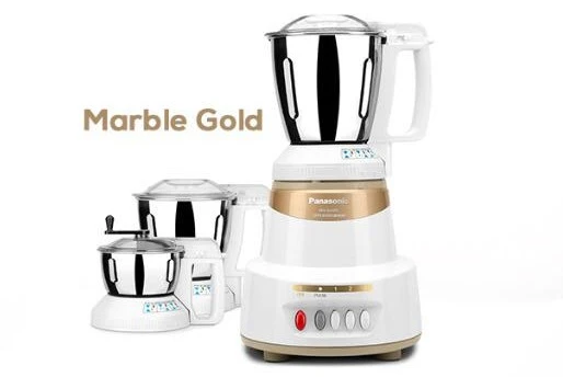 Panasonic MX - AV325 600 Mixer Grinder (MARBLE GOLD , 3 Jars)