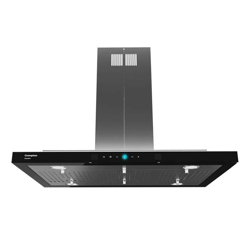 CHD-GAL90BFE-INX GrandArt 90cm Island Baffle Filter Chimney