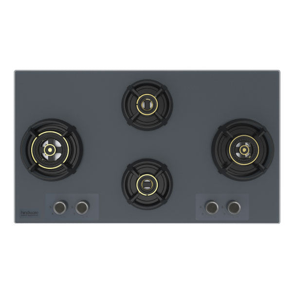 Hindware 90 cm 4 Burner Hob Graphite 4B 90 CM