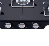 ELICA SLIMMEST 3 BURNER  AUTO IGNITION  COOKTOP (PATIO ICT 773 BLK -SPF SERIES)