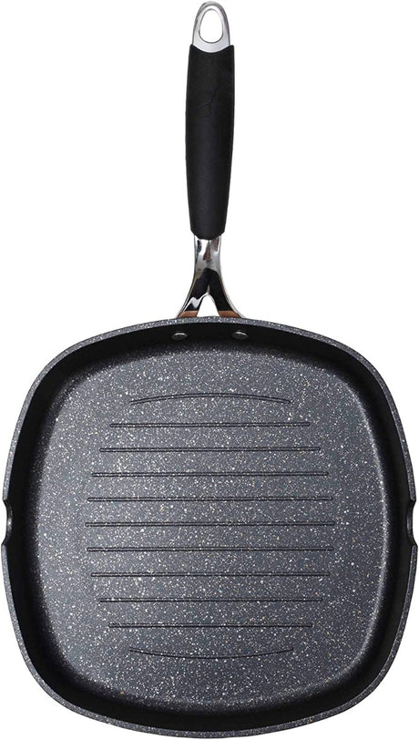 BERGNER INFINITY CHEFS ALUMINIUM NON-STICK Grill Pan (28 cm)