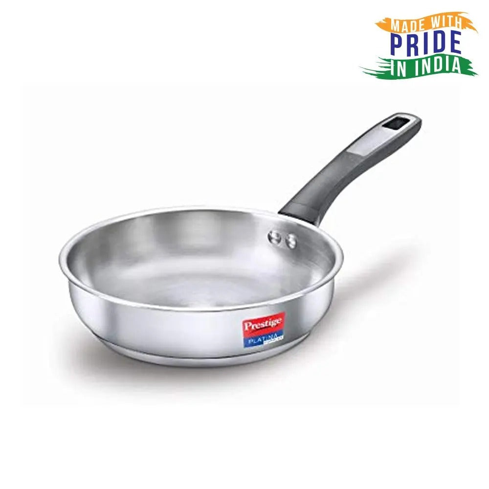 Prestige Platina Popular Stainless steel Fry Pan, 240Mm