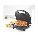 Borosil Krispy 700-Watt Grill Neo Snadwich Maker (Black)