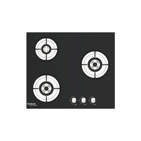 Hindware 3 Burner Hob NORA PLUS 3B 60 CM