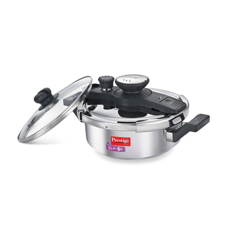 Prestige Clip On Essential Range Of 3 Litre Pressure Cookers 12105