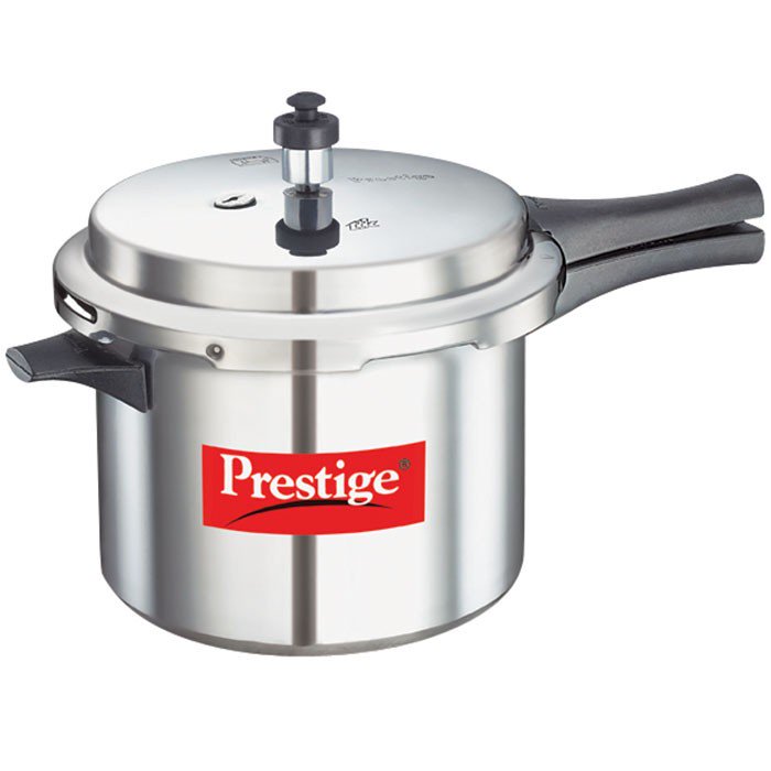 Prestige Popular Range Of 5 Litre Pressure Cooker 10013 Anti-Bulge Base