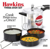 Hawkins Hard Anodised Three-Dish Set, Black (ADS65)