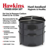 Hawkins Hard Anodised Three-Dish Set, Black (ADS65)