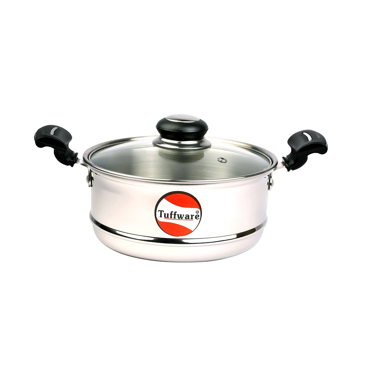 Tuffware 2 L Stainless Steel Idli Steamer Set Induction Friendly