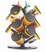 Shree Radhe 15 Jar Modern Spice Rack  (Yellow)